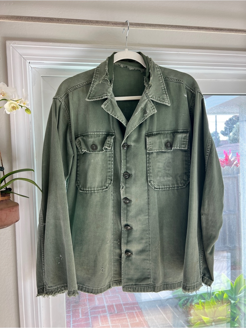 Authentic Vintage Military Fatigue Field Jacket